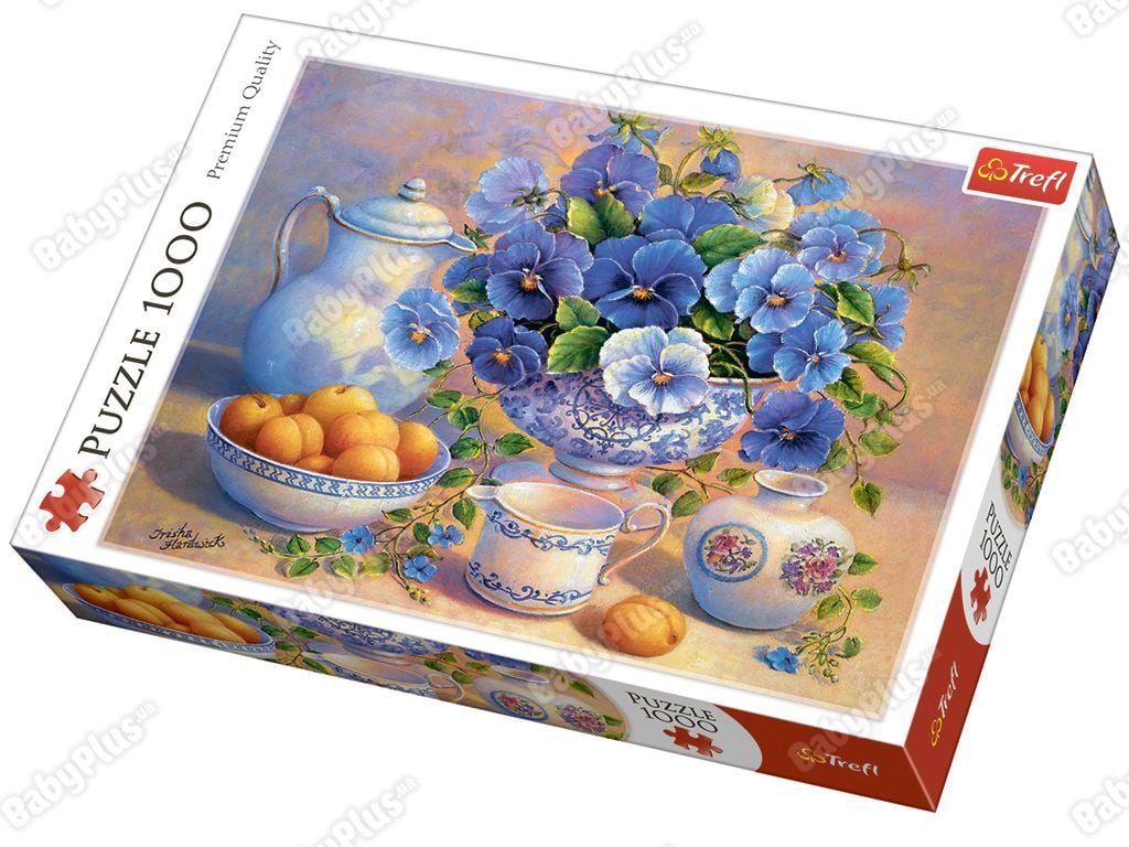 Пазли 1000ел Блакитний букету коробці 68*48см 10466 Trefi