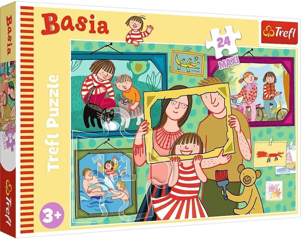 Пазли 24ел максі Сім'я Базі 60*40см в коробці 14347 Trefi
