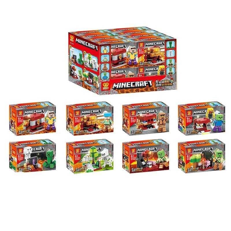 Конструктор 48-54д MINECRAFT у коробці 14*9*4см 843 Китай