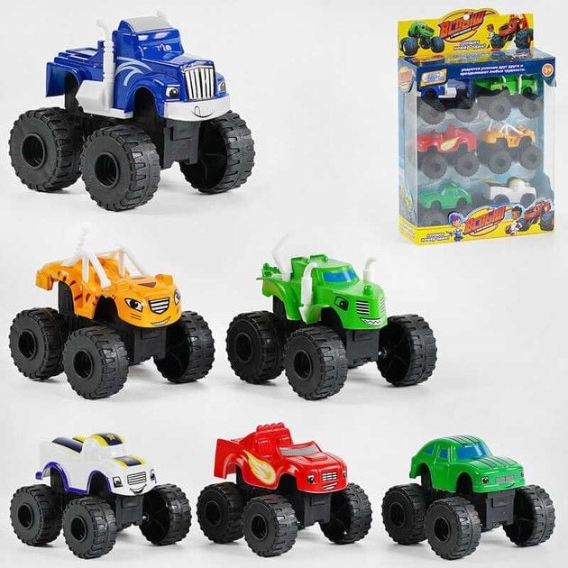 Машинки  ВСПИШ 6шт у коробці 25*18*5см YN999 Китай