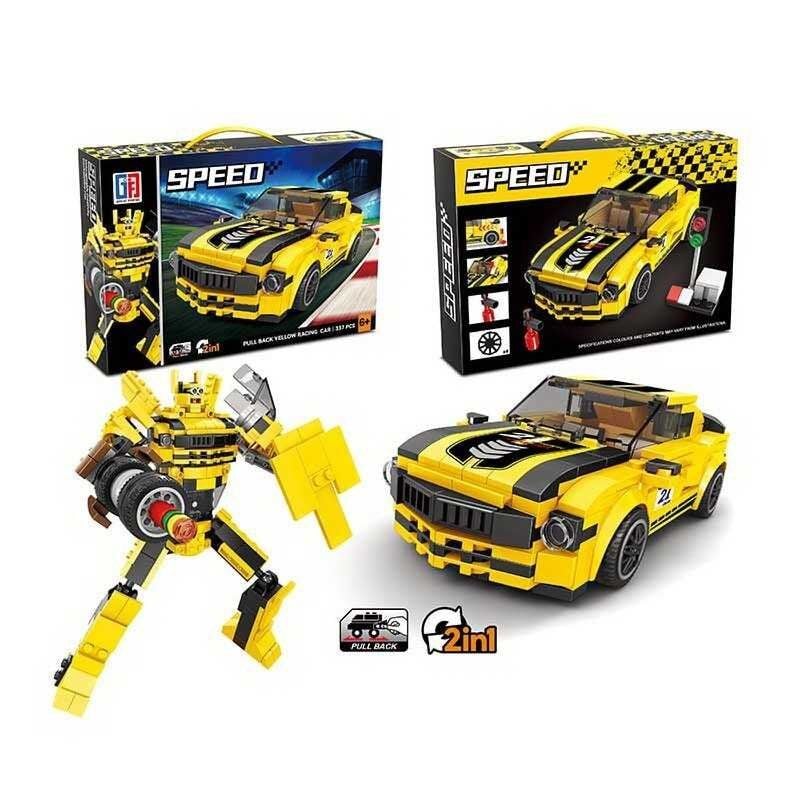 Конструктор 337дет Робот-машина 2в1 в коробі 38*27*4,5см 123-666 Китай