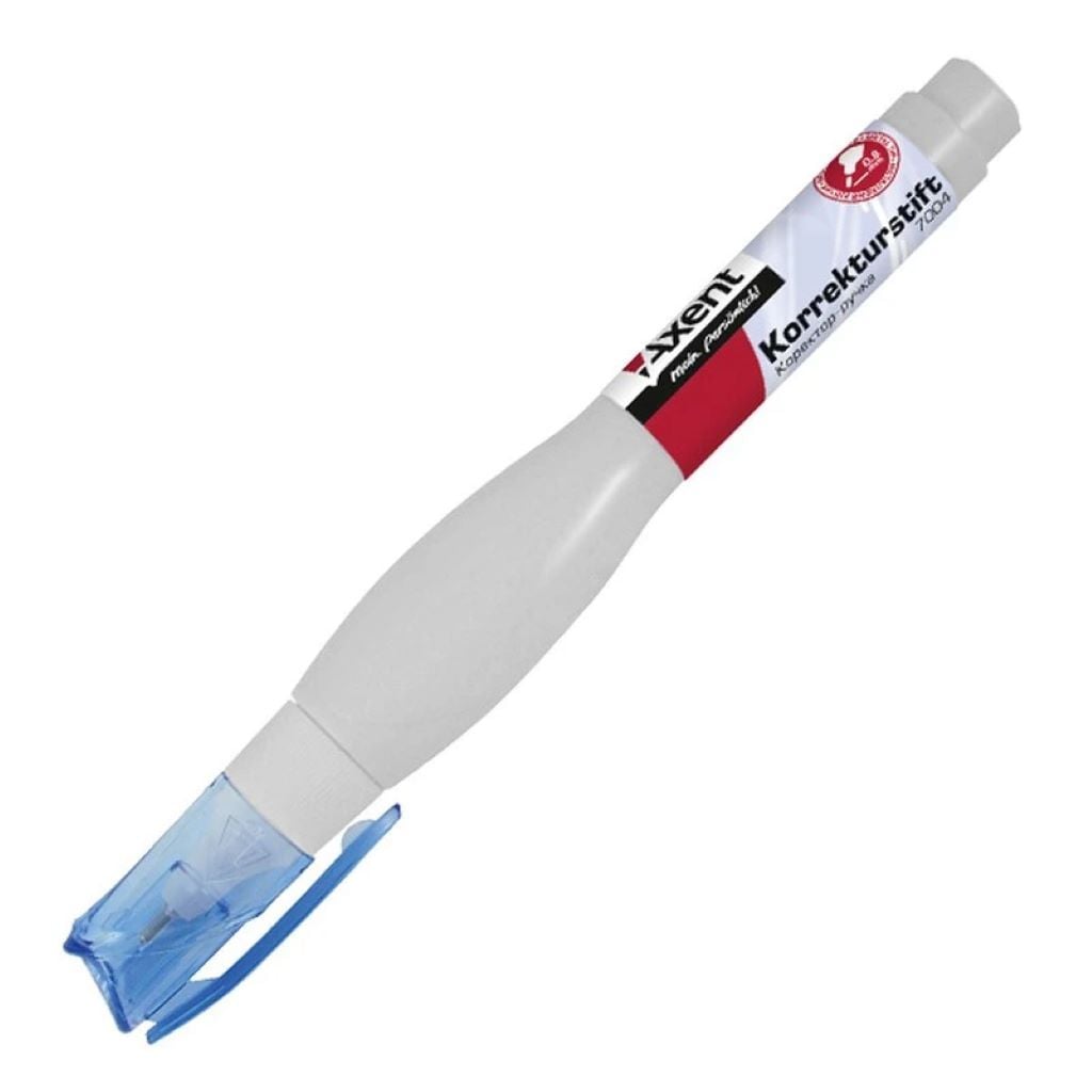 Коректор ручка 12мл з металевим клапаном 7004-A Axent