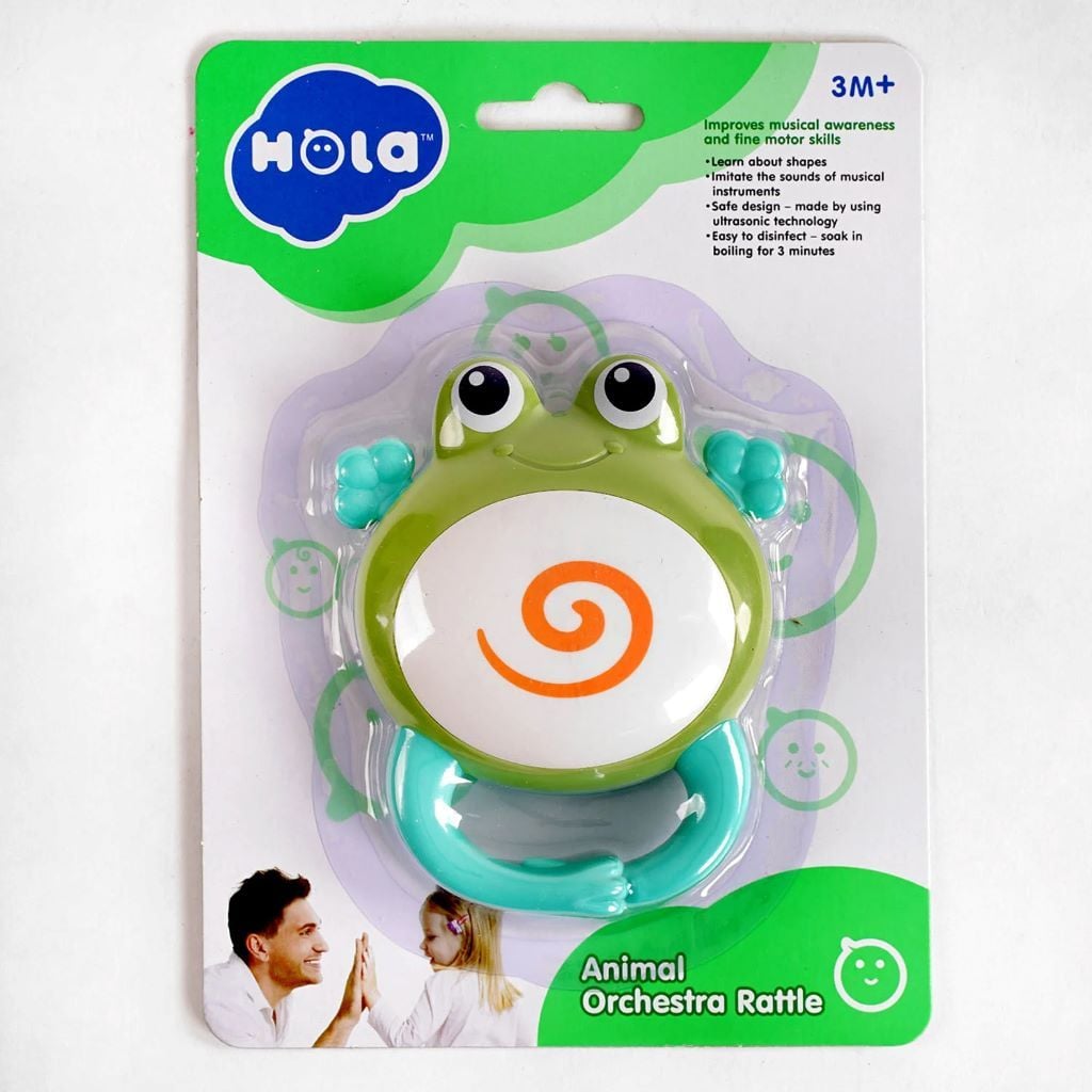 Брязкальце Жабеня на листі 19*14см E318B-2 NOLA