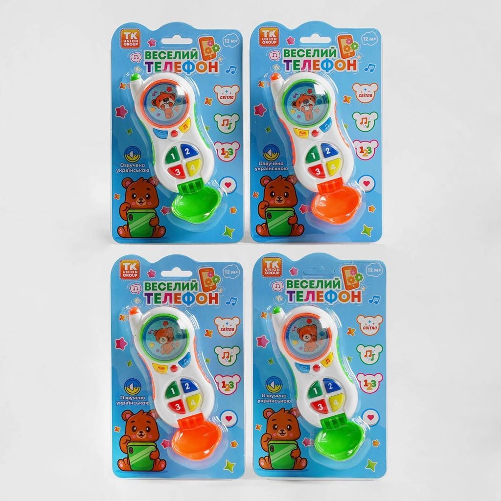 Телефон Звірятко і нтерактивний укр озвучка на планшеті 59211 TK Group