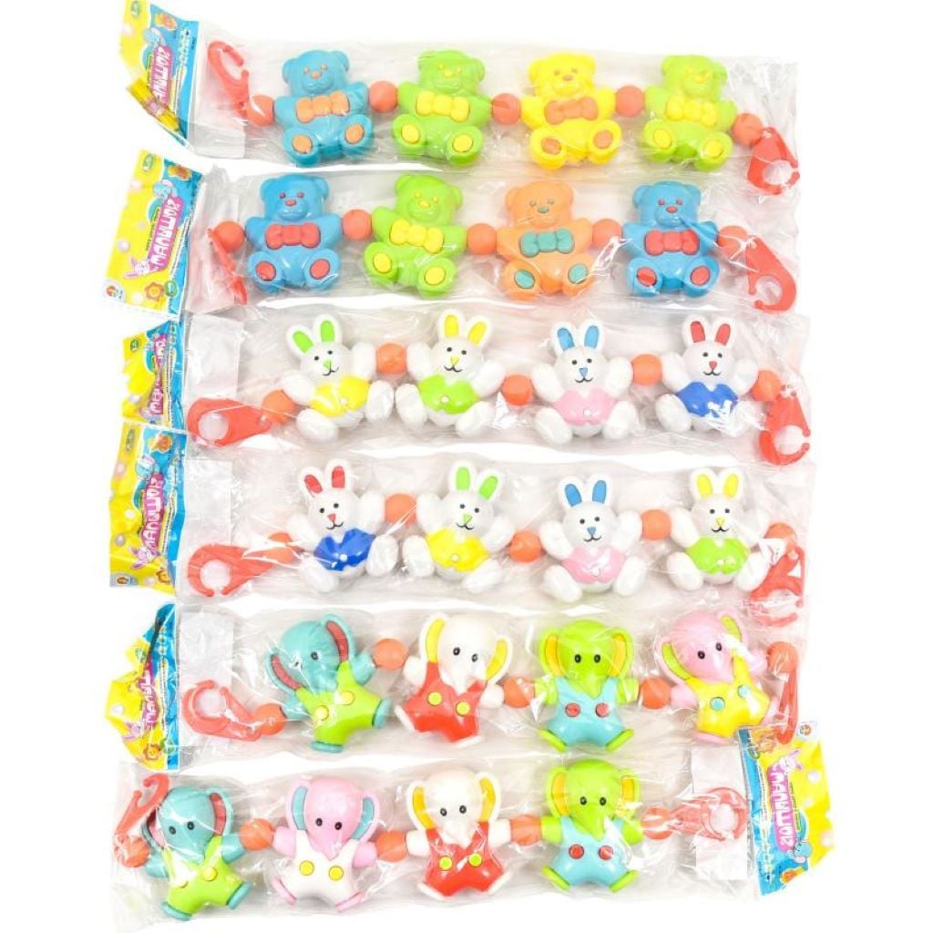 Брязкальце на візочок мікс  видів в  пакеті 6348/56/82/78/52 Китай