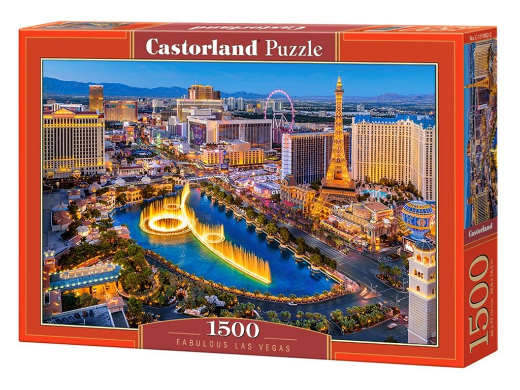 Пазли 1500ел Казковий Лас Вегас в коробці  68*47см С-151882 Castorlend