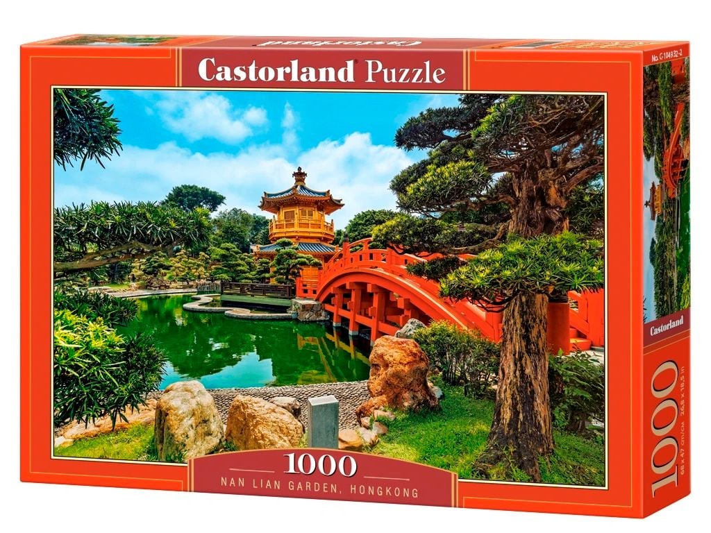 Пазли 1000ел Сад Нан Ліан Гонконг 68*47см коробка 34*25*5см C-104932 Castorlend