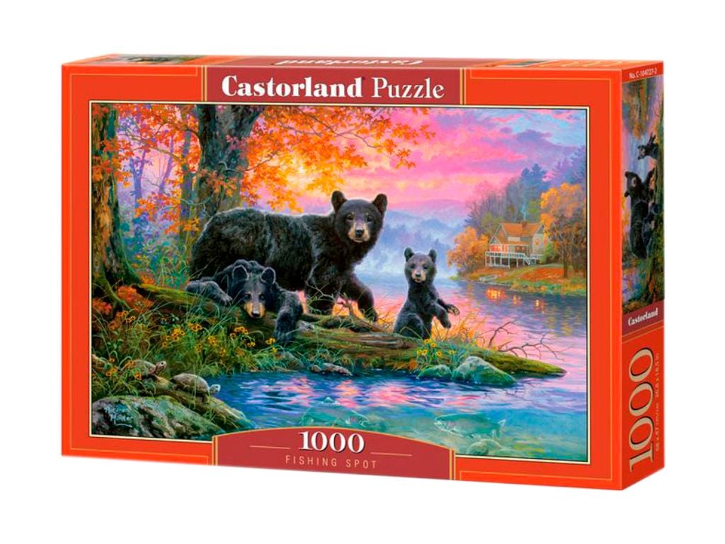 Пазли 1000ел Місто для рибалки 68*47см коробка 34*25*5см C-104727 Castorlend