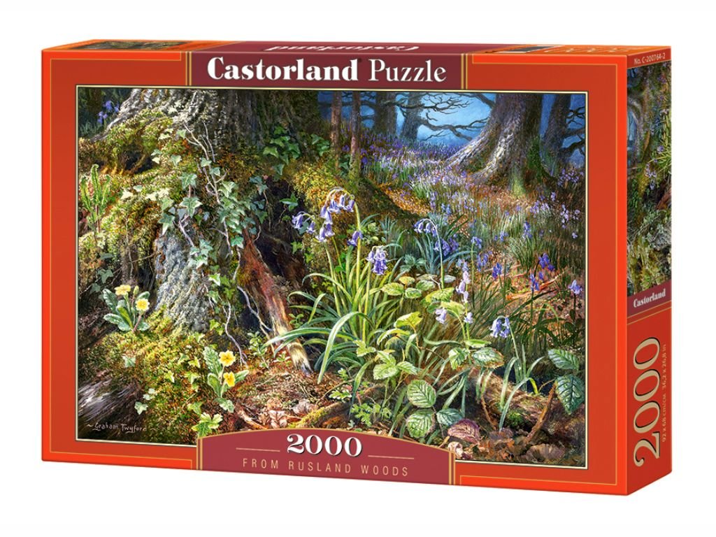 Пазли 2000ел Лісова галявина 92*68см в коробці 38*27*5см C-200764 Castorlend