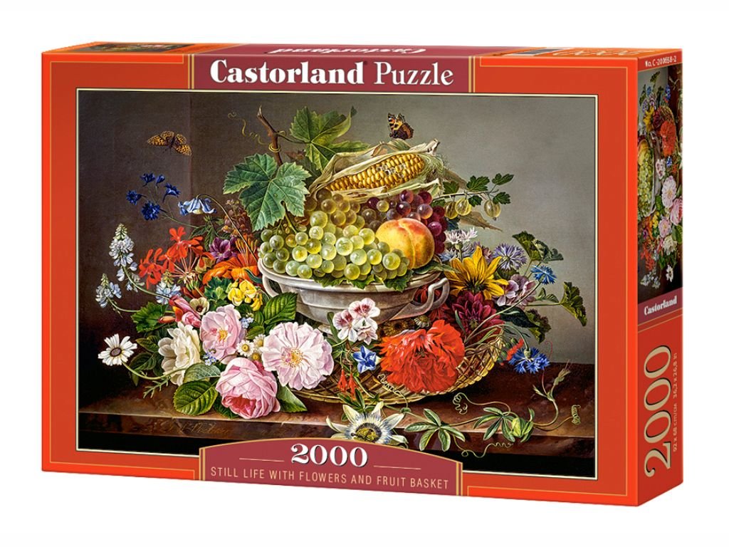 Пазли 2000ел Натюрморт 92*68см в коробці 40*27*5,5см С-200658 Castorlend