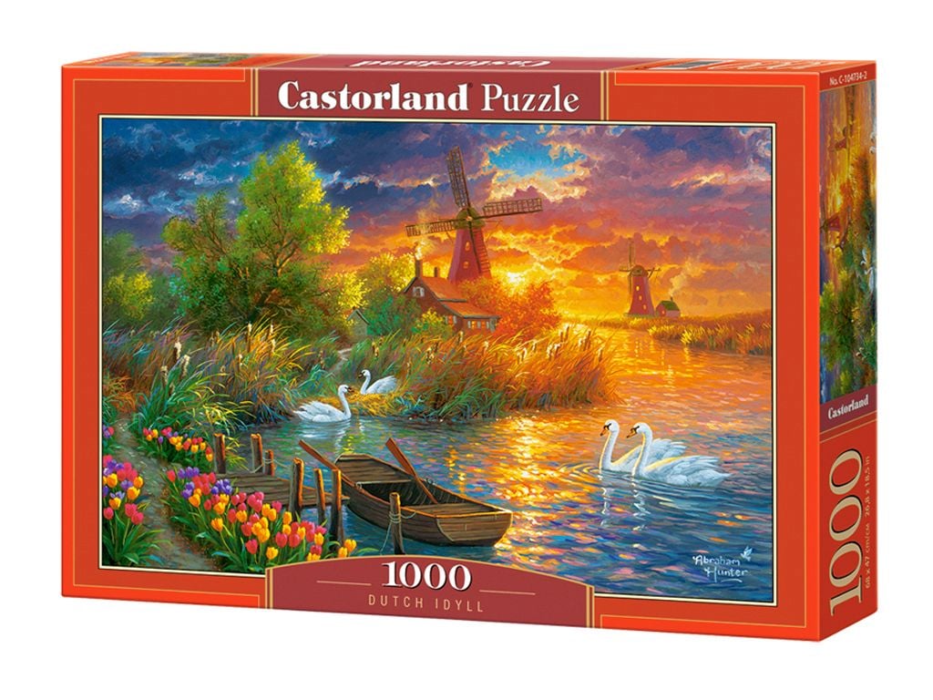Пазли 1000ел Голандська іділія 68*47см в коробці 37*24*5см C-104734 castrolend