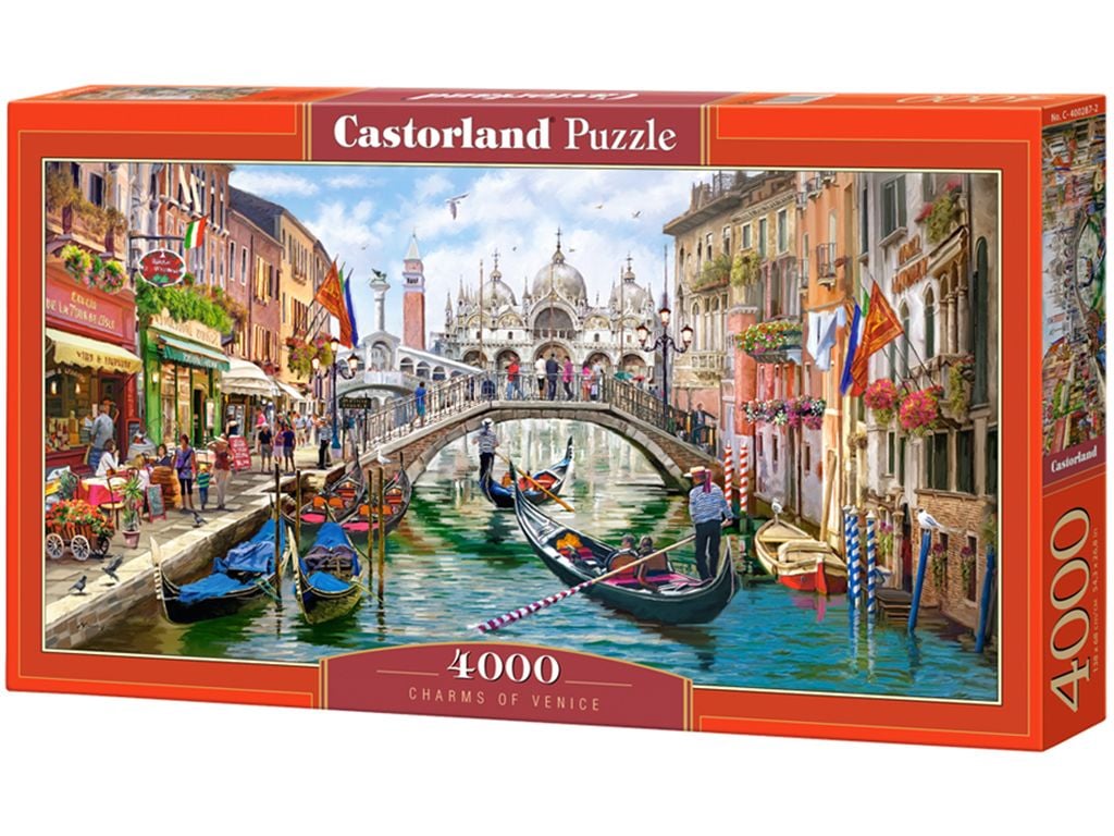 Пазли 4000ел Шарм Венеії 138*68см в коробке 40*27*5,5см С-400287 Castorlend
