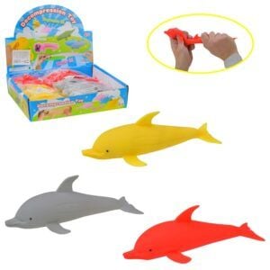 Антистресс тянучка дельфін з піском 14см в пакеті 53818 К