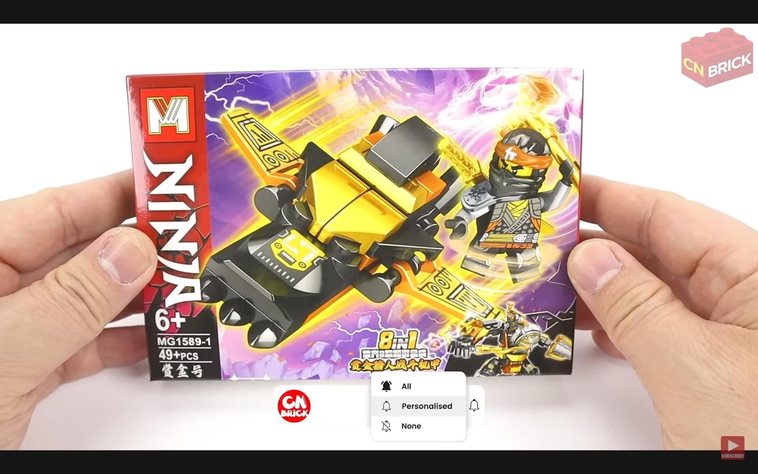 Конструктор 38-49д  NINJA  коробка 10*15*3,5см MG1589 Китай