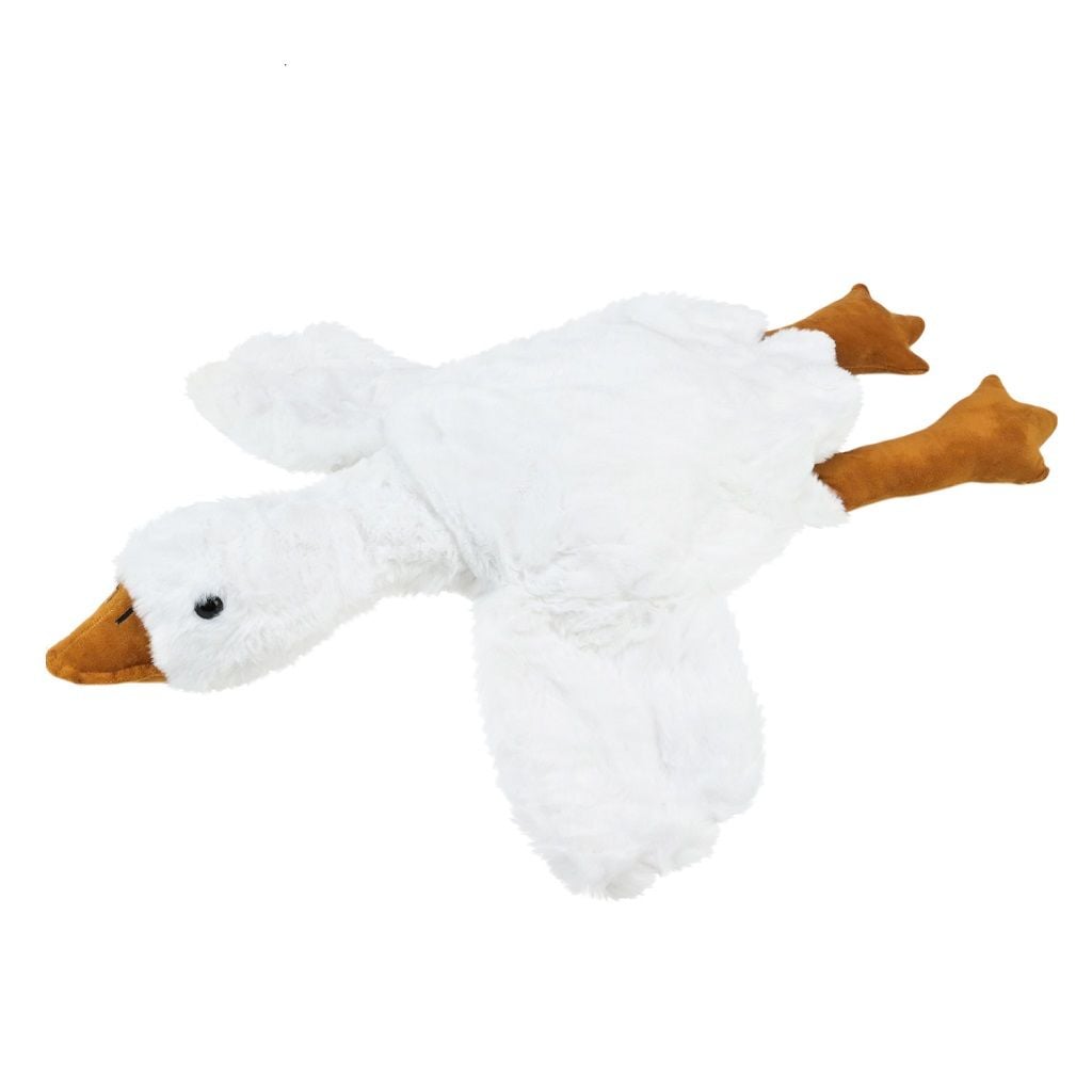 Рюкзак обіймашка Гусак 75см білий плюш С47401 Китай