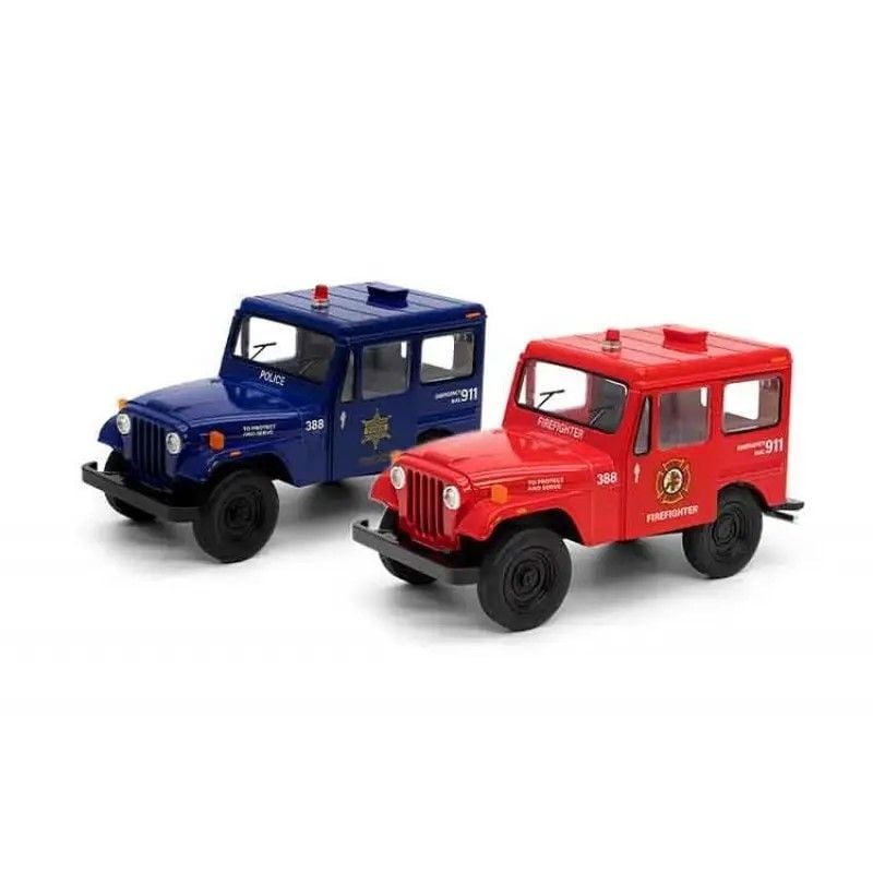 Машина металева  JEEP DJ-58 відкрив двері рез колеса коробка 16*8*7см KT5433WPR kinsmart