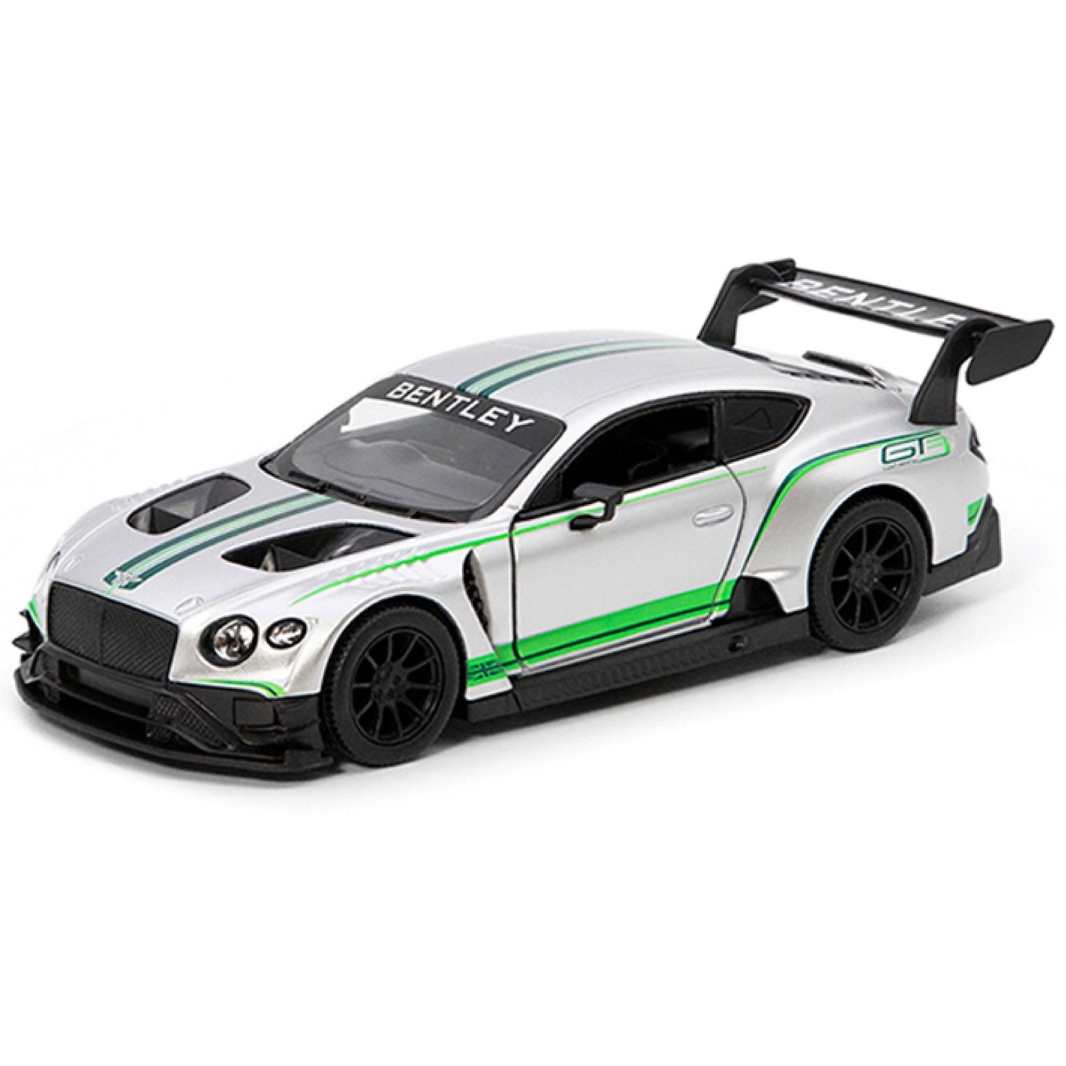 Машина металева BENTLEY CONTINENTAL GT3 1:38 відчиняються двері інерція коробка 16*7*8см KT5417W kinsmart