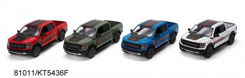 Машина 2022 Ford F-150 Raptor метал інерція коробка KT5436WF Kinsmart