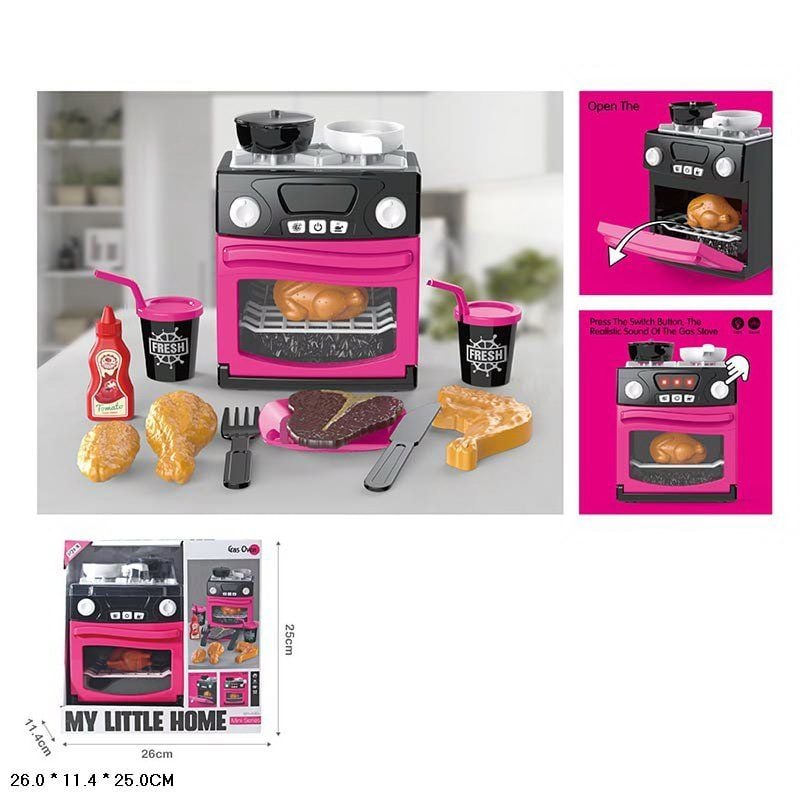 Газова плита на бат звук світло аксесуари коробка 26*11*25см A1010-3 Китай