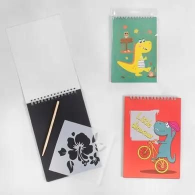 Гравюра Динозаври блокнот на пруижинці в пакеті C46745 Китай