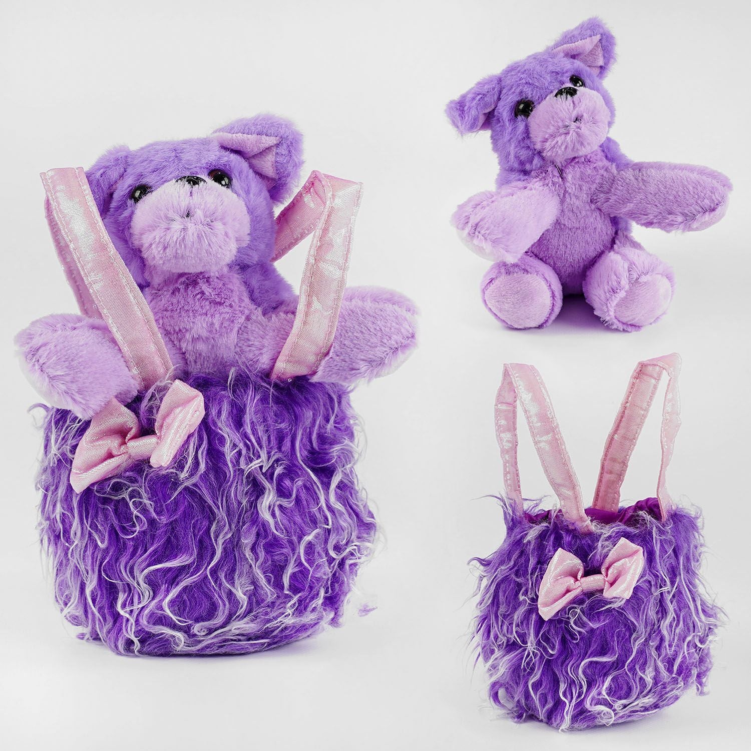 Собачка 17см в сумочці 31228 Китай