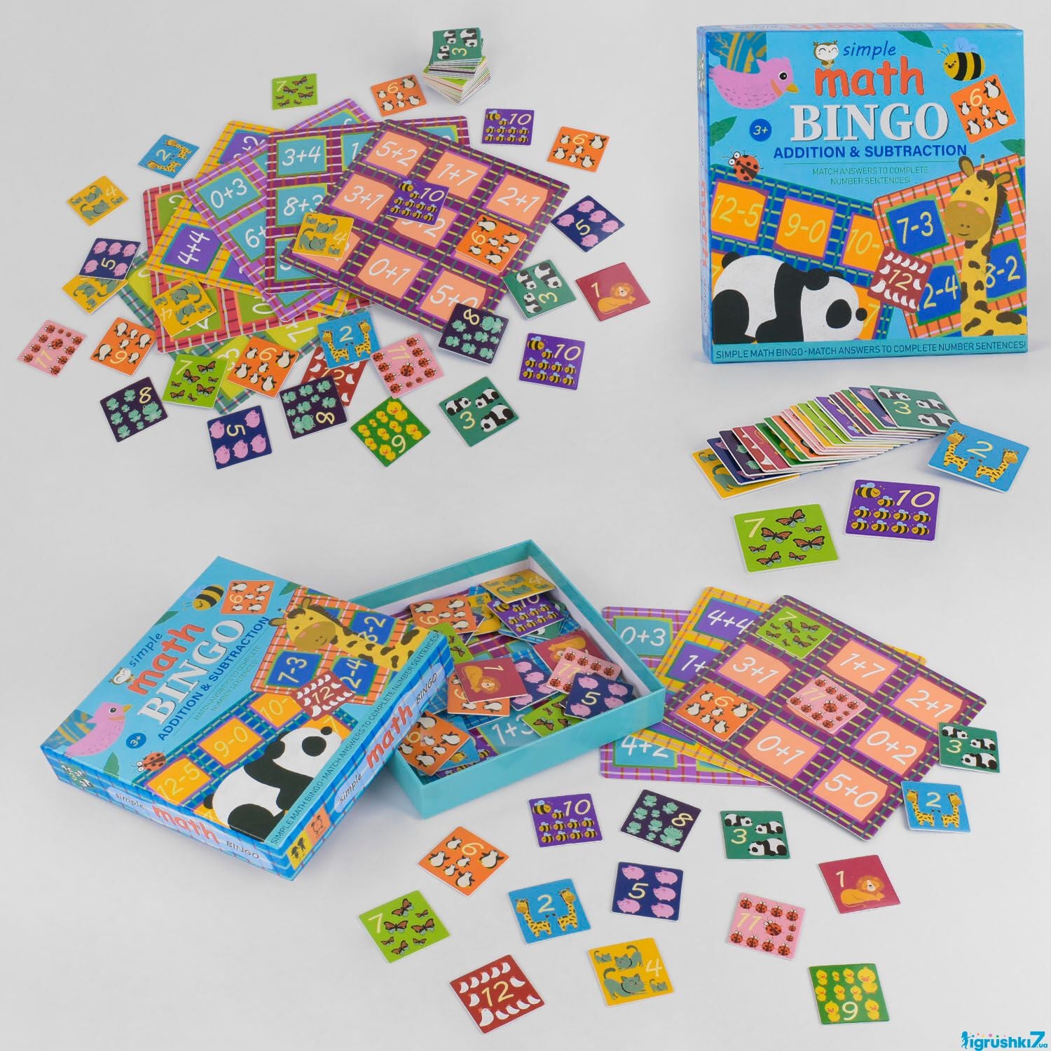 Дерево логіка Bingo математичні завдання коробка 22*22*4,5см M43744 Китай