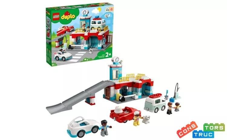 Конструктор LEGO DUPLO 112 ел Гараж і автомийка  у коробці 55*46*12см 10948 LEGO