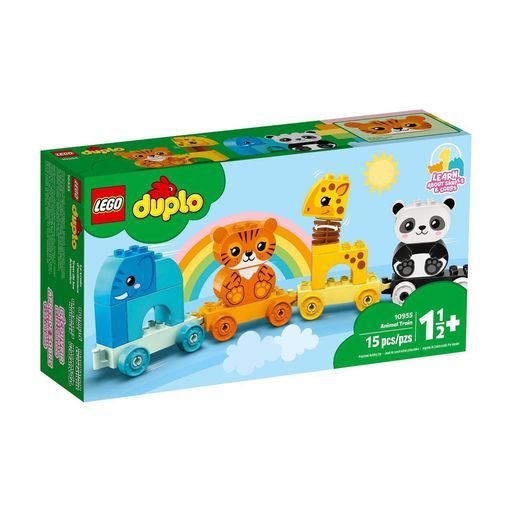 Конструктор LEGO  DUPLO 15ел  Потяг із тваринами  у коробці 35 x 9 x 19 cm 10955 LEGO