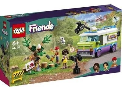 Конструктор 446ел Friends Фургон редакції новин у коробці 35*7*19cm 41749 LEGO