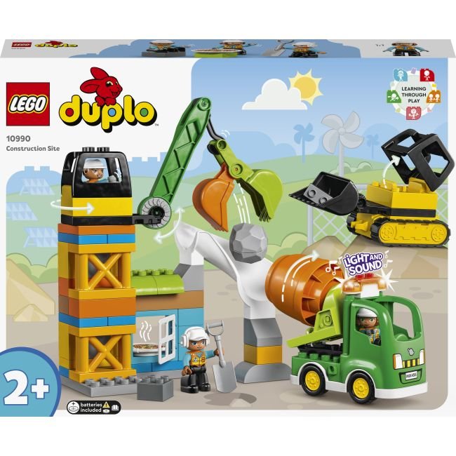 Конструктор LEGO  DUPLO 61ел Будівельний майданчик у коробці 48*10*38cm 10990 LEGO