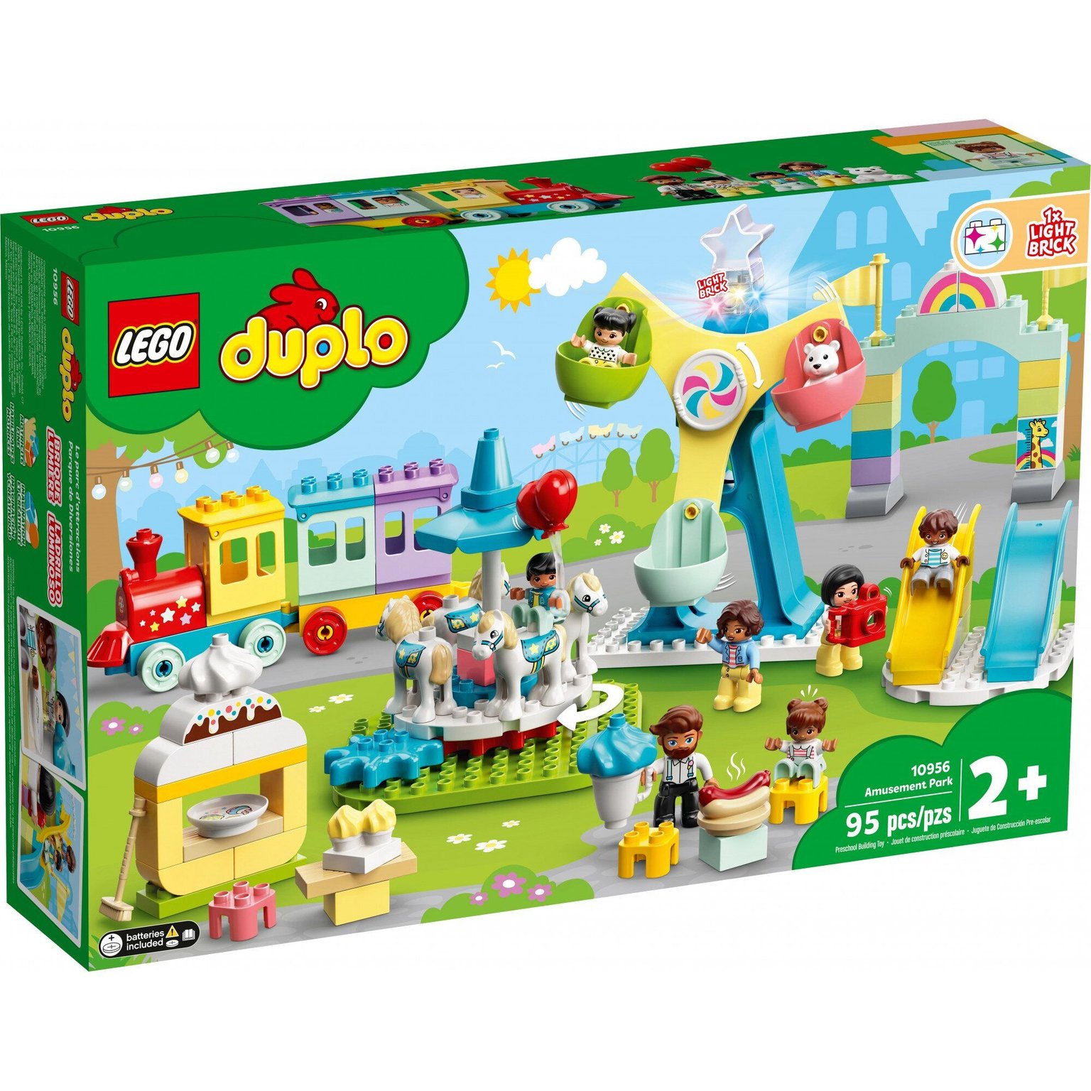 Конструктор LEGO DUPLO 95ел  Парк розваг у коробці 58*12*38см 10956 LEGO