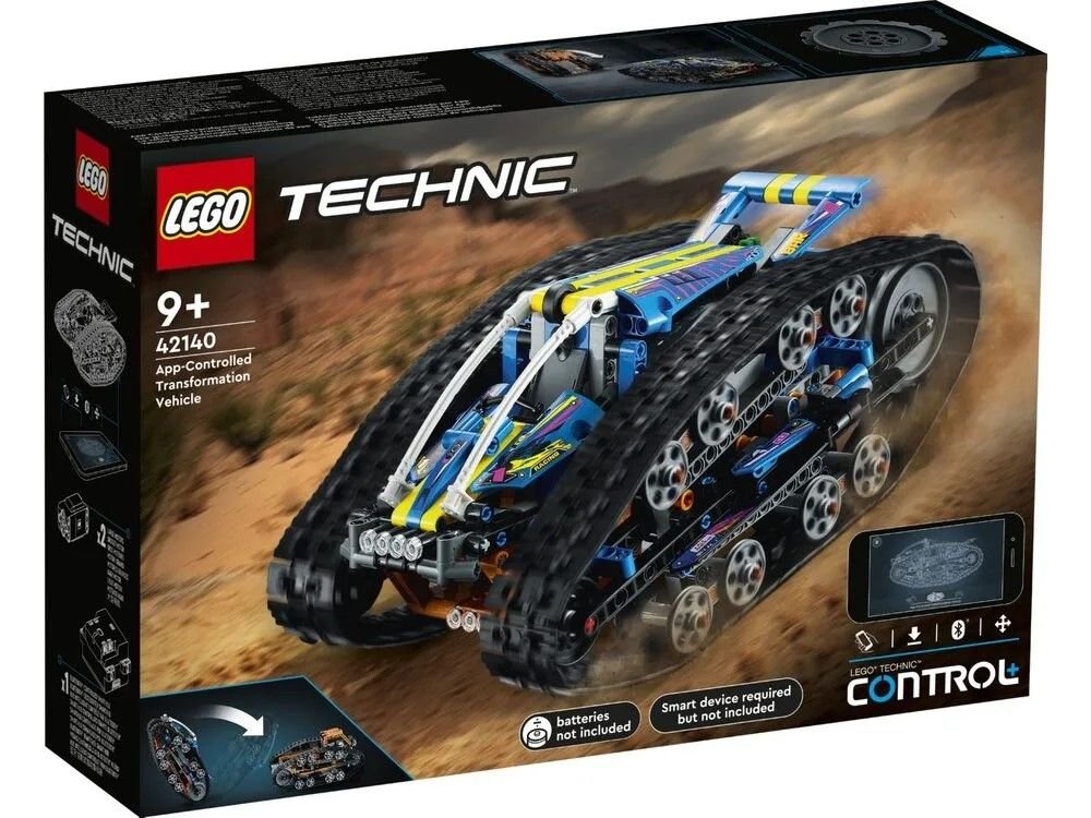 Конструктор 772ел TECHNIC Машина-трансформер р/у коробка 38*9,5*26см 42140 LEGO