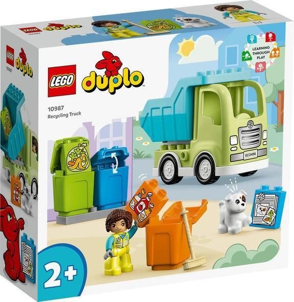 Конструктор LEGO DUPLO 15ел  Сміттєвоз  коробка 28*9,5*26см 10987 LEGO