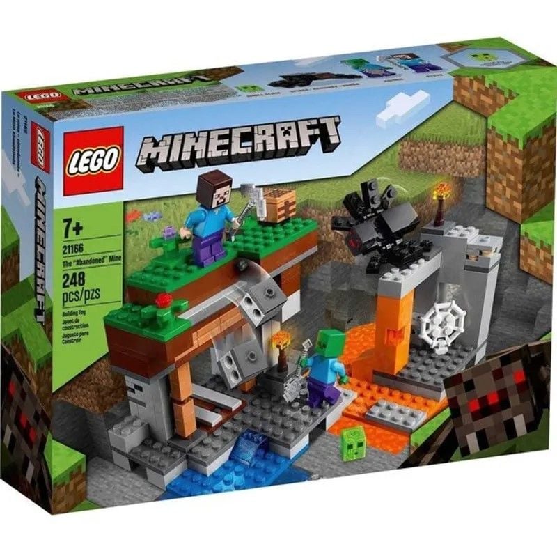 Конструктор 248ел Minecraft Закинута шахта 26* 6*19см 21166 LEGO