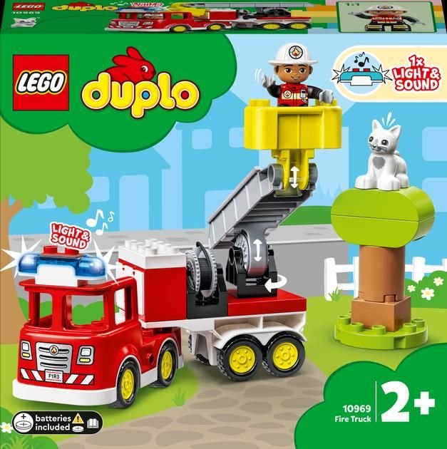 Конструктор LEGO  Duplo 21д  Пожежна машина коробка 28*9*26см 10969 LEGO