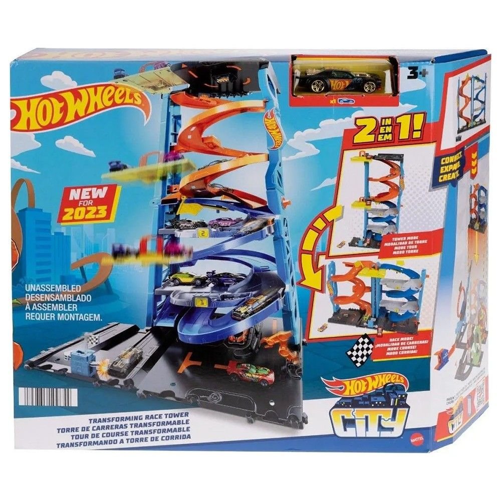 Трек Hot Wheels Супер вежа для перегонів  коробка 40*33*10см HKX43 kiddisvit