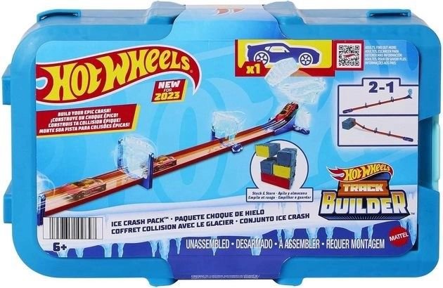 Трек Hot Wheels builder Крижане зіткнення в пластик валізі 24*12*15см HKX40 kiddisvit