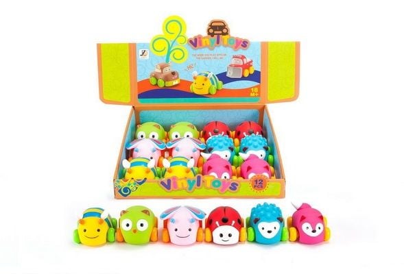 Машинка тваринка Vinyl Toys 8см асортименті JZD-027 Китай