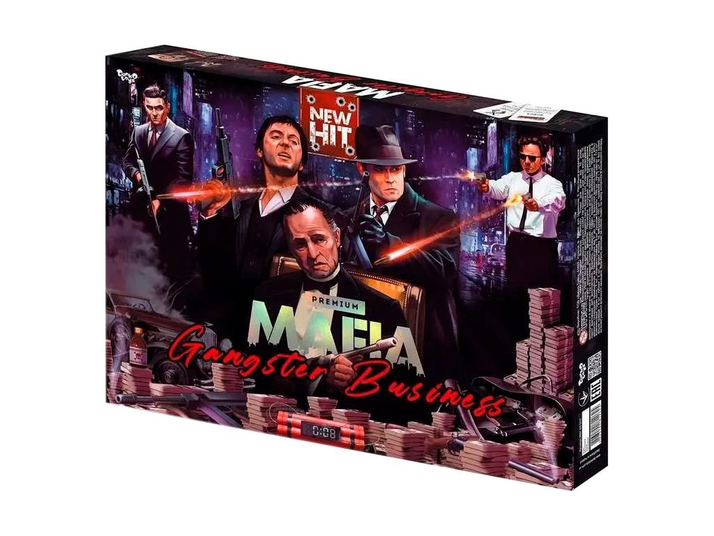 Настільна рольова гра Мафія Gangster Business укр у коробці 39*29*5см MAF-03-01U danko toys