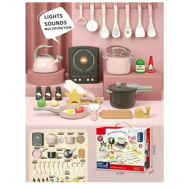 Набір посуду 31предмет плита на батар звук підсвічування 219-3XB Китай