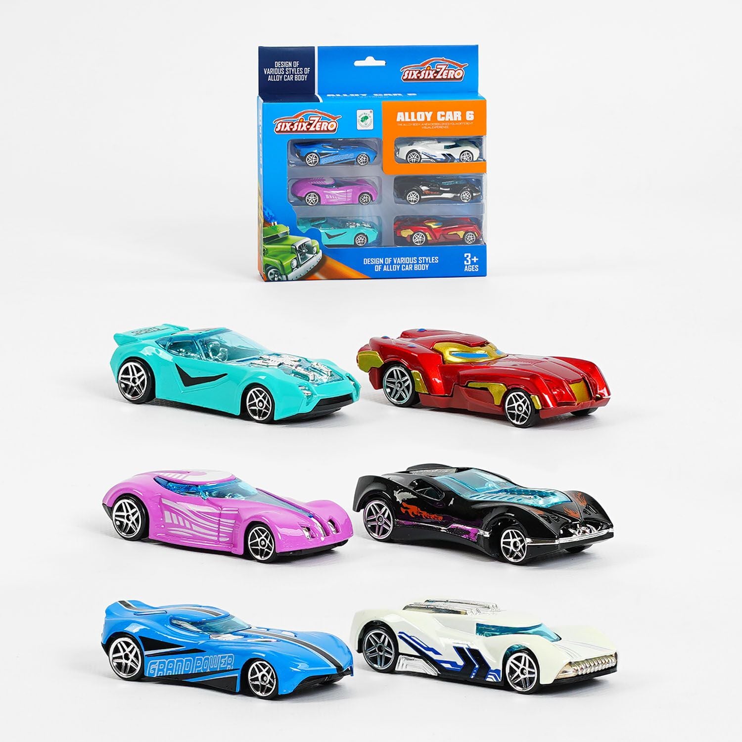 Машини набір спецтехніка 6шт у коробці 21*16*3см 8619 Китай