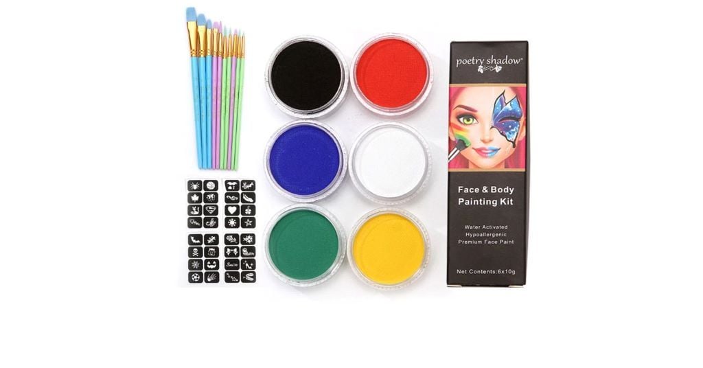 Аквагрим 6кол баночки по10г у коробці 10,5*4*4см NFC1001 Китай