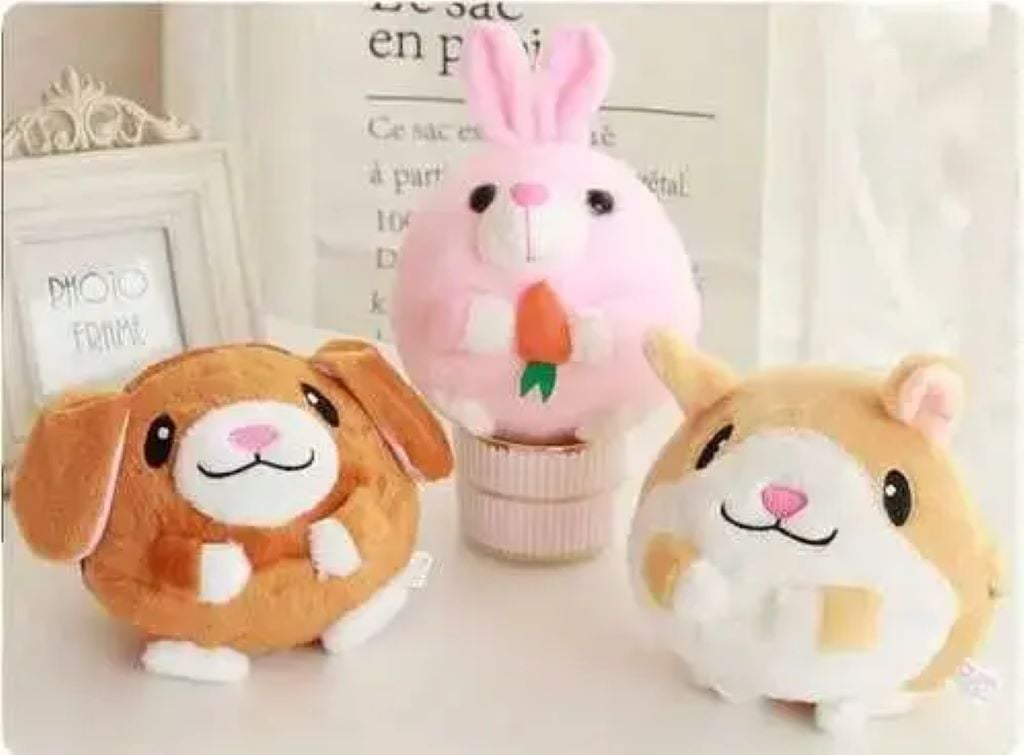 М'яка іграшка повторун Хомяк 15*13см USB зарядка коричневий 83624 Китай