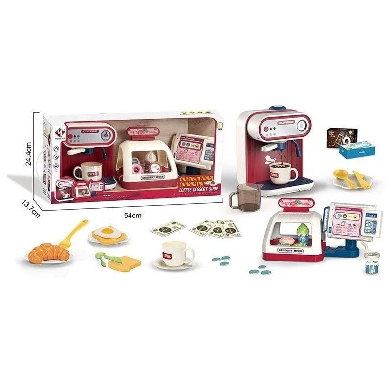 Кав'ярня 50ел продукти гроші посуд подача води бат звук коробка 51*21*14см 6673 Китай