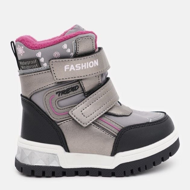 Черевики 23-28р TREND коричнева липучка зима дівчинка T-10843-W Tom.m 23р