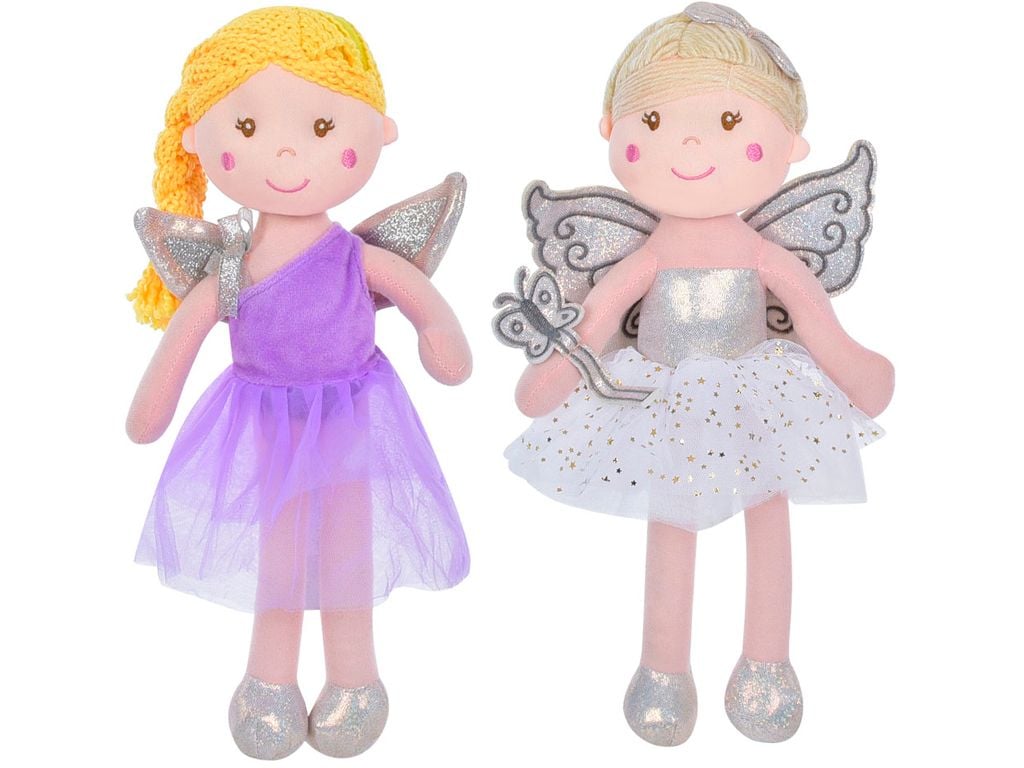 Лялька м'яконабивна 33см янголятко пакет CY-4 Китай