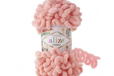 Пряжа Alize Puffy 100г 9м яскраво-рожевий №529 мікрополіестр 100% 753500 Туречинна