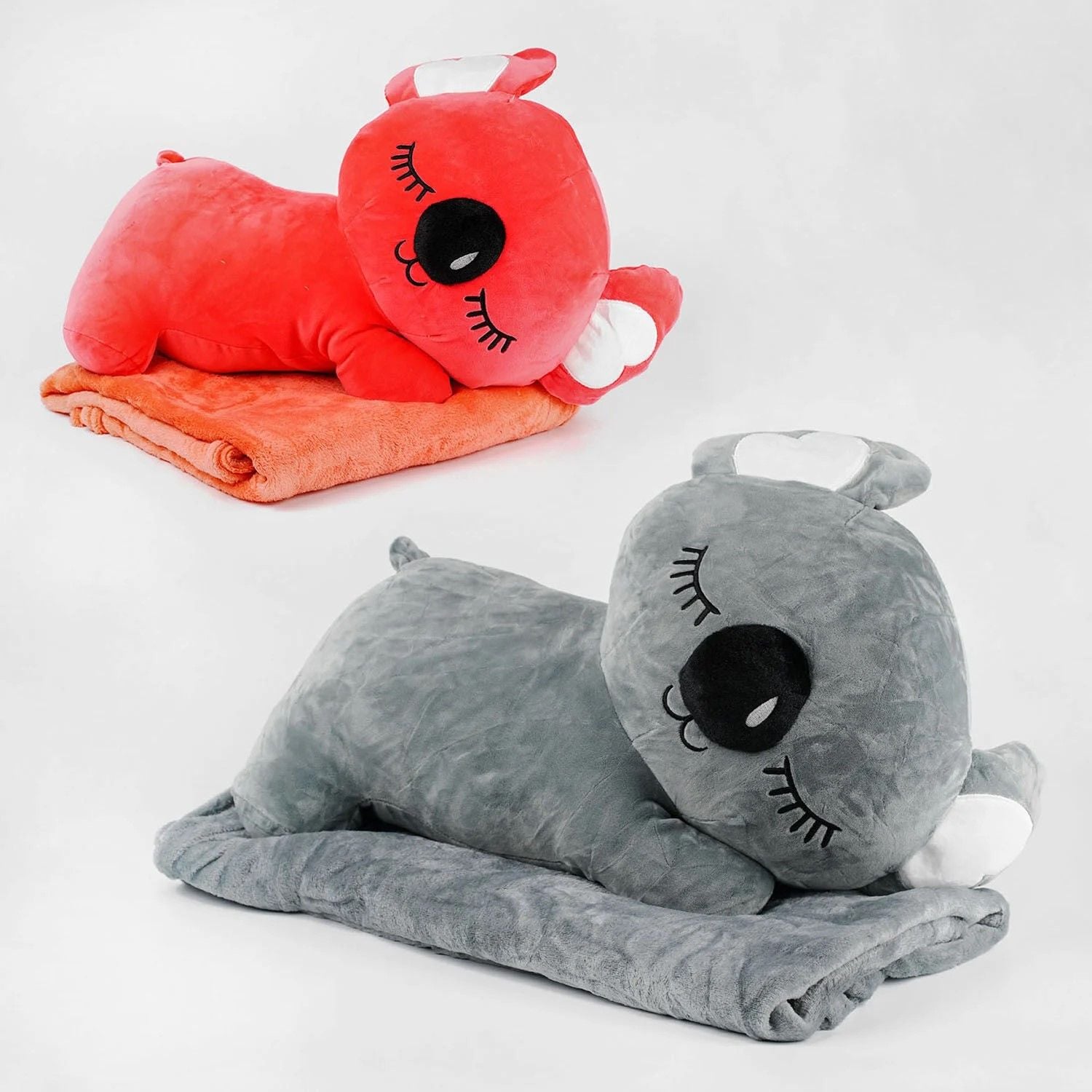 М'яка іграшка спляча Коала 31см з пледом 104*175см плюш M14492 Китай