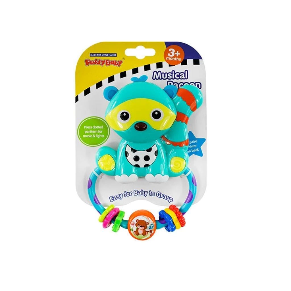 Брязкальце Babby Baby Єнот на батарейках планшет 28*14*3см 0694 Китай