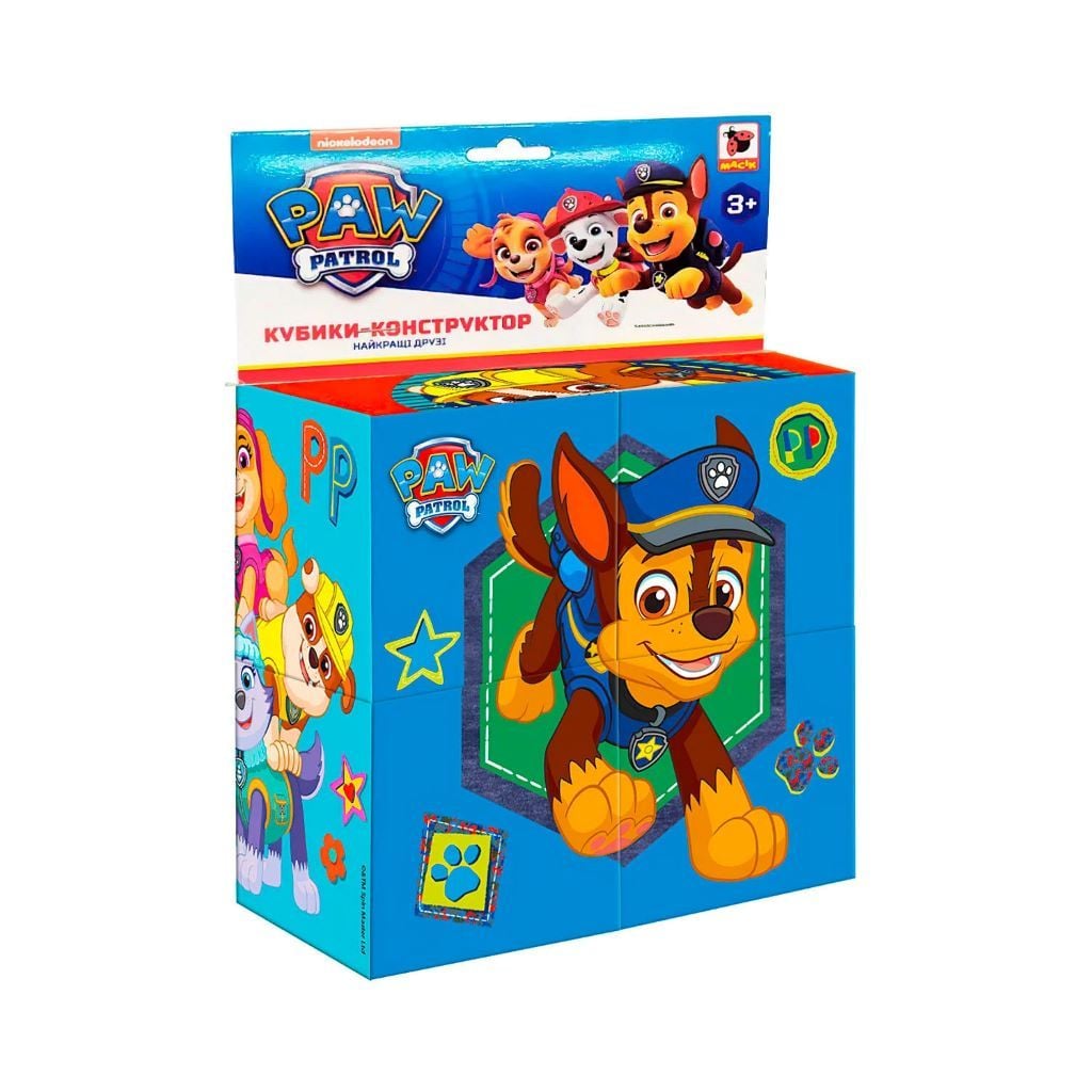 Кубики м'які Цуценячий патруль 4шт у пакеті 16*16*8см MC090501-10 Масiк